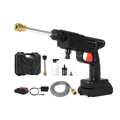 Pistolet de lavage de voiture. مسدس غسيل وضخ المياه عالي الضغط بالبطارية